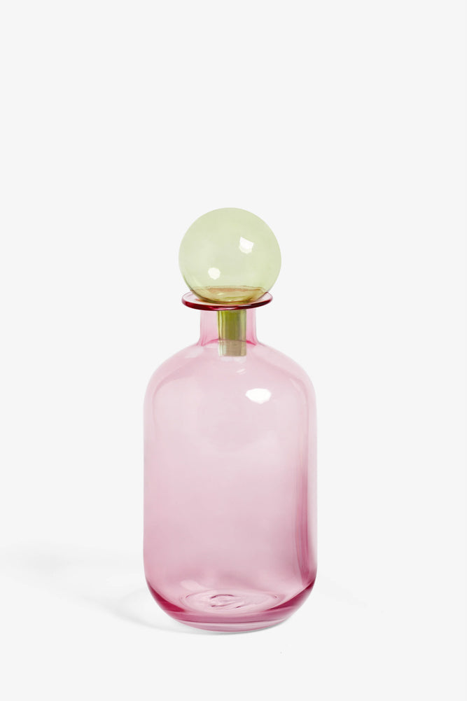Pink & Green Apothecary Bottle