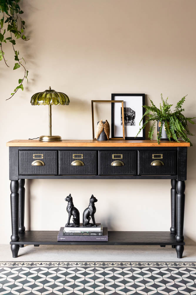 Apothecary Console Table