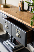 Apothecary Console Table