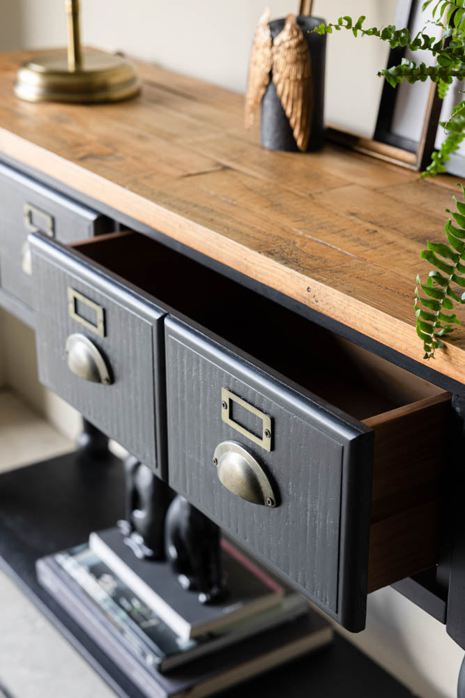 Apothecary Console Table