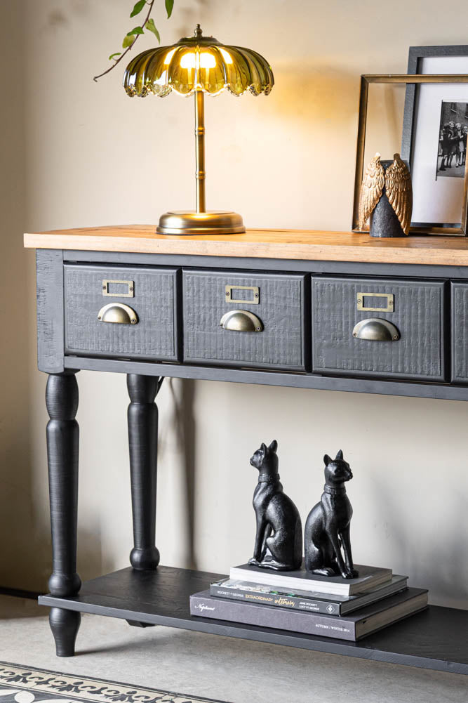 Apothecary Console Table