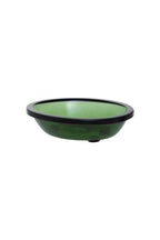 Apothecary-Style Green Glass Soap Dish