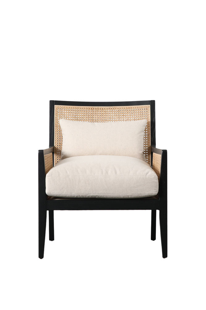 Artisan Wooden Framed Armchair Cream