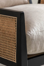 Artisan Wooden Framed Armchair Cream