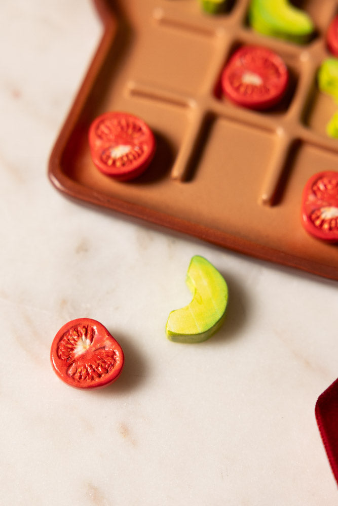 Avocado & Tomato on Toast Noughts & Crosses Game