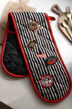 Badge Patch Oven Gloves
