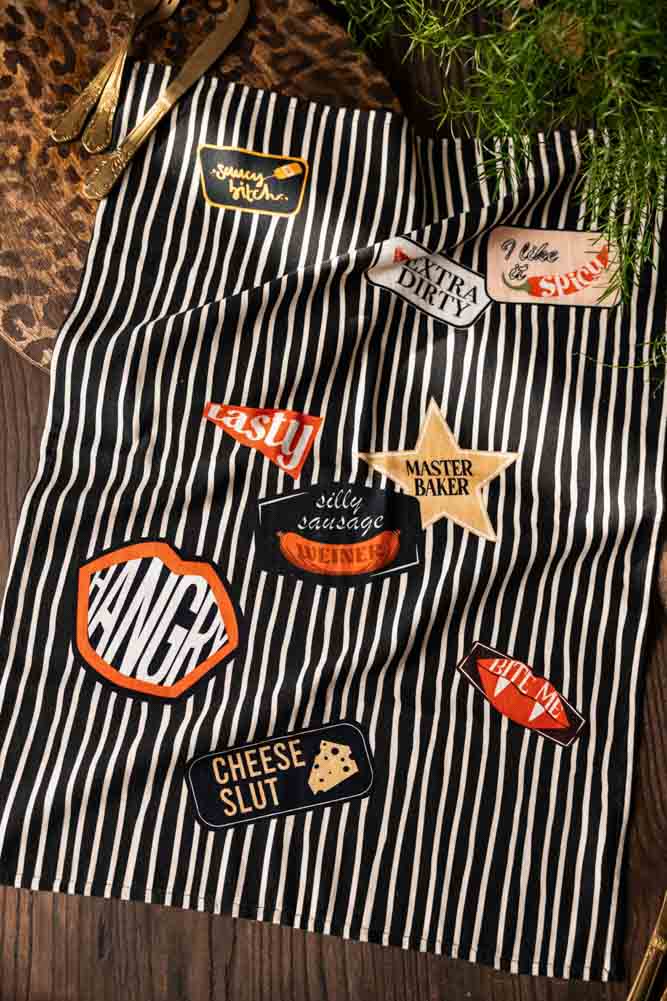 Badge Patch Tea Towel