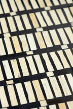 Bamboo Inlay Effect Side Table