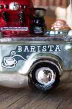 Barista Glass Christmas Tree Decoration