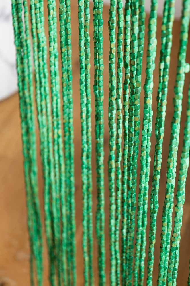 Beaded Curtain in Green