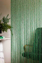 Beaded Curtain in Green