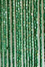 Beaded Curtain in Green
