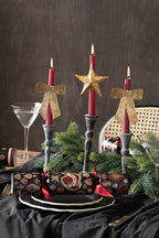 Beautiful Dinner Candle - Bordeaux Red