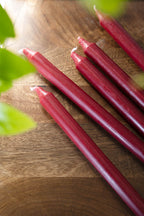 Beautiful Dinner Candle - Bordeaux Red