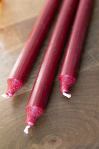 Beautiful Dinner Candle - Bordeaux Red