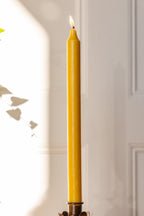 Beautiful Dinner Candle - Honey Yellow