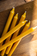 Beautiful Dinner Candle - Honey Yellow