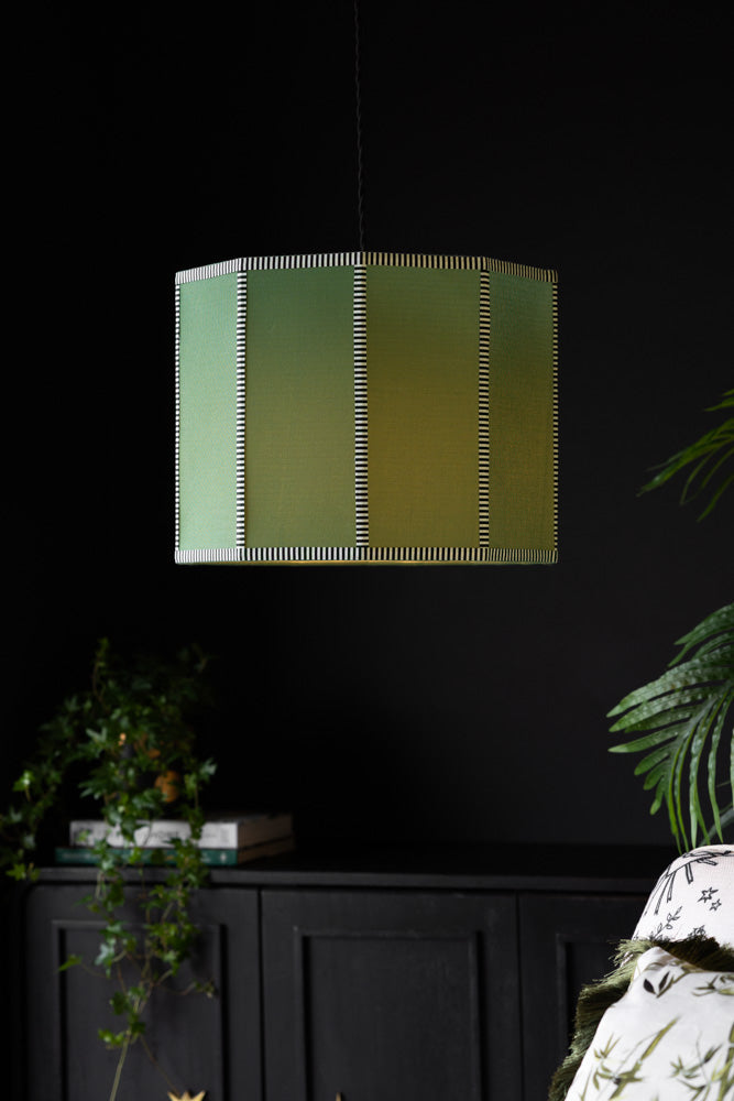 Beautiful Green Linen Lampshade
