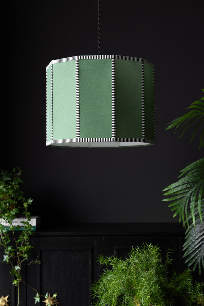 Beautiful Green Linen Lampshade