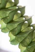 Beautiful Handcrafted Classic Paper Garland in Moss Green