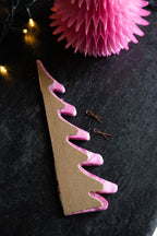 Beautiful Handcrafted Paper Christmas Tree in Rose