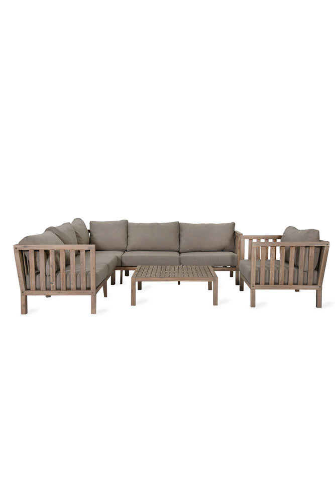 Beautiful Outdoor Corner Sofa & Table Set
