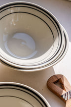 Bistro Style Black & White Dinnerware - 2 Options Available