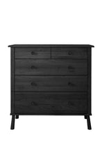 Black 5-Drawer Chest