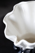 Black Bow Flower Vase