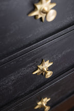 Black & Gold Ringo Chest of Drawers