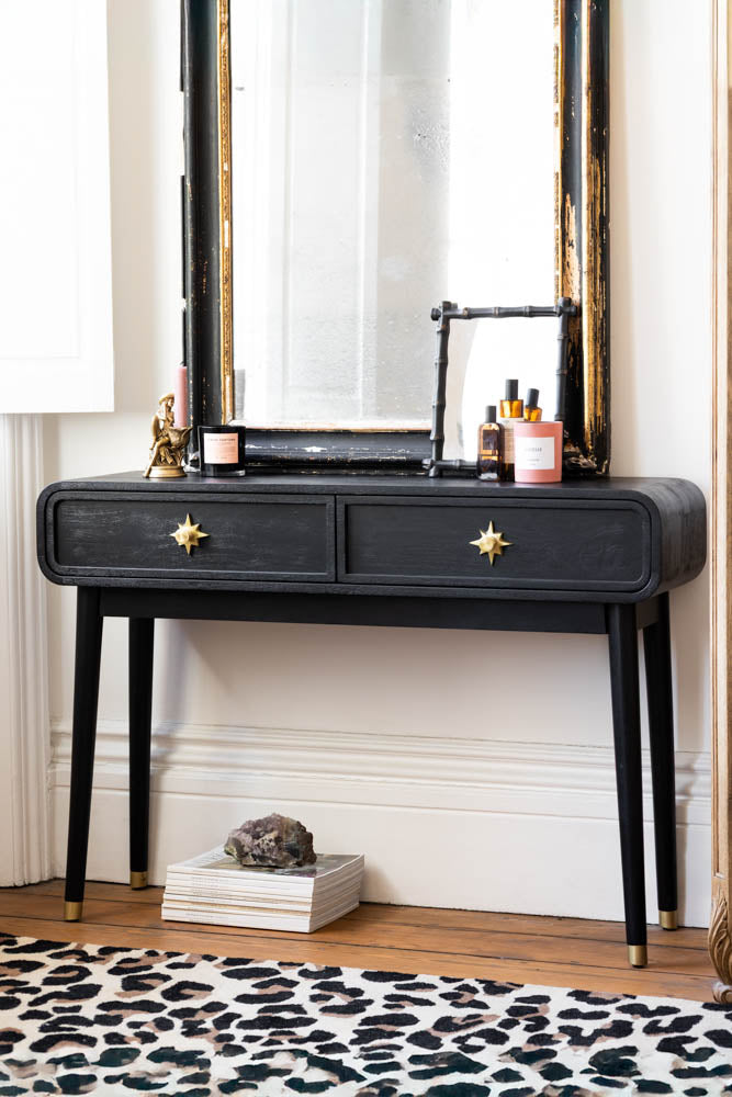 Black & Gold Ringo Console Table