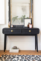 Black & Gold Ringo Console Table