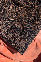 Black & Pink Velvet Tiger Reversible Quilt