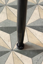 Black & Gold Antiqued-Style Console Table