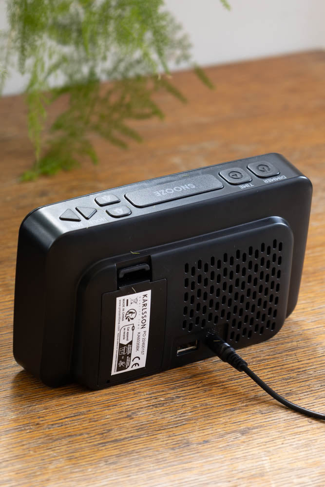 Black & White Retro Alarm Clock