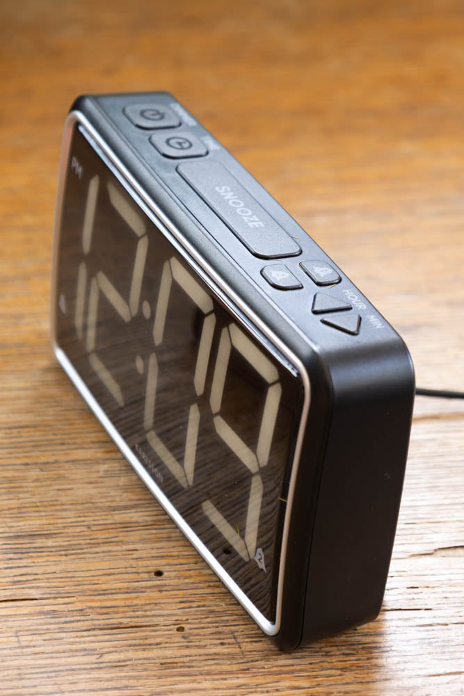 Black & White Retro Alarm Clock