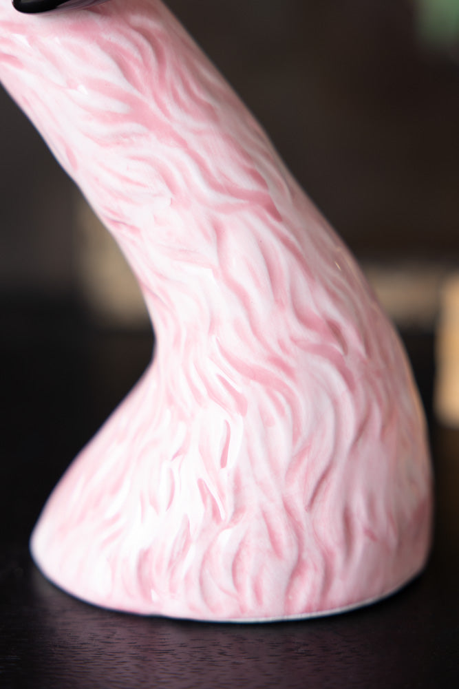 Blush Pink Flamingo Bud Vase