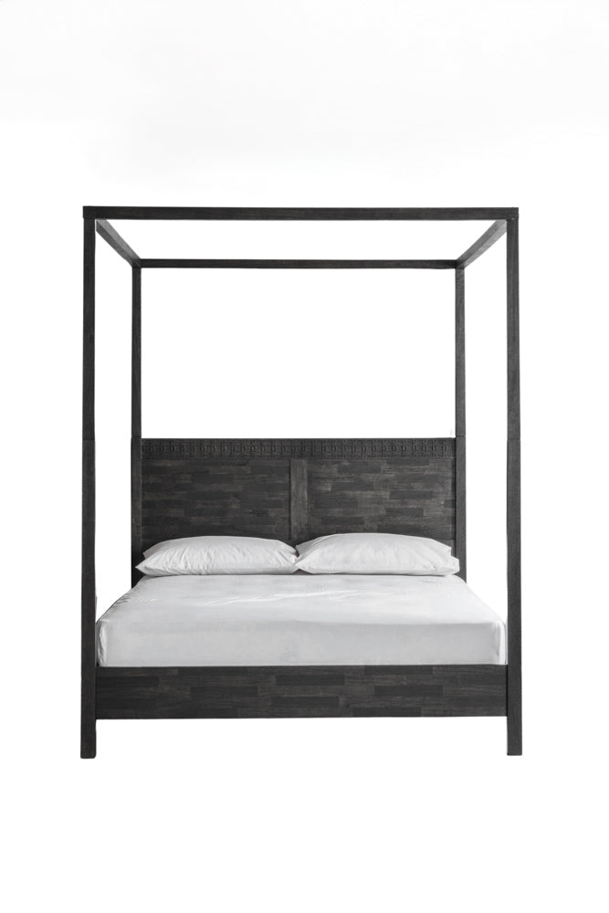Boho-Inspired Boutique Four Poster Bed - Available in Two Sizes