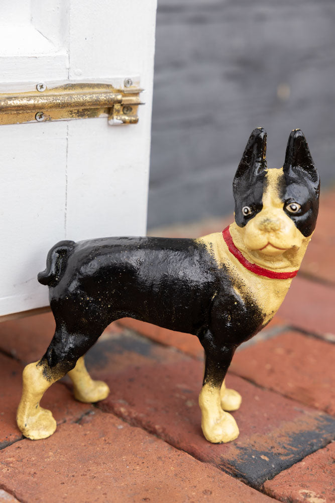 Boston Terrier Cast Iron Door Stop