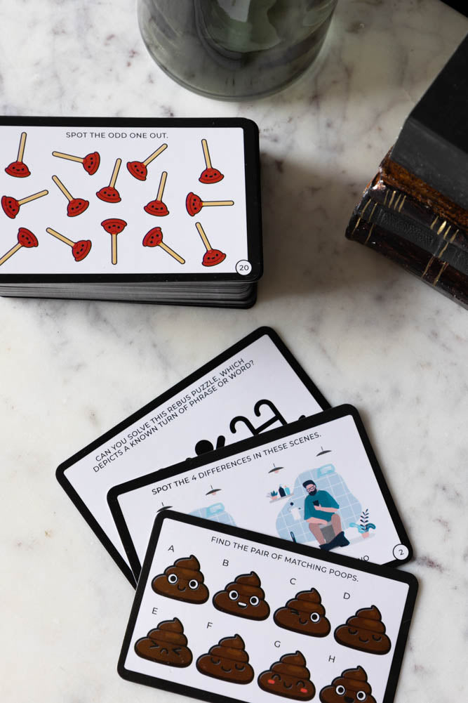 Brain Training While You Poo Card Pack