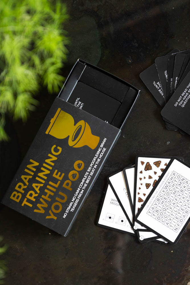 Brain Training While You Poo Card Pack
