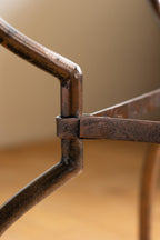 Bronze Effect Chess Side Table