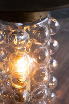 Bubble Glass Side Table & Floor Lamp