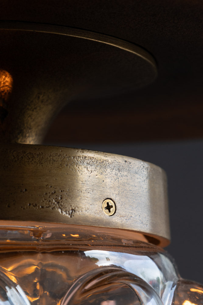 Bubble Glass Side Table & Floor Lamp