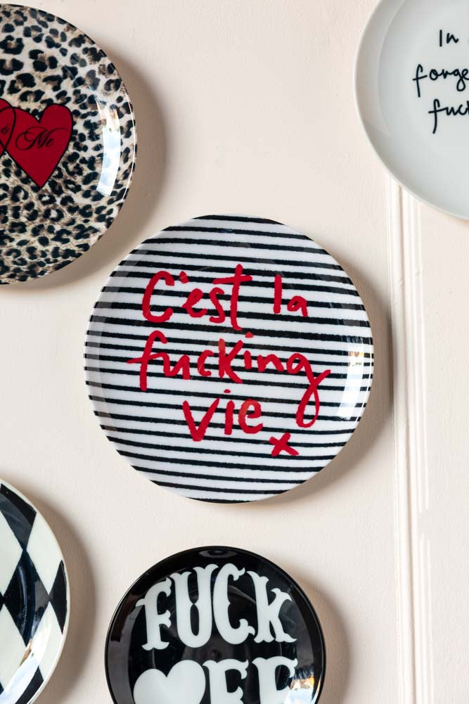 C'est La Fucking Vie Decorative Wall Plate