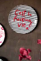 C'est La Fucking Vie Decorative Wall Plate