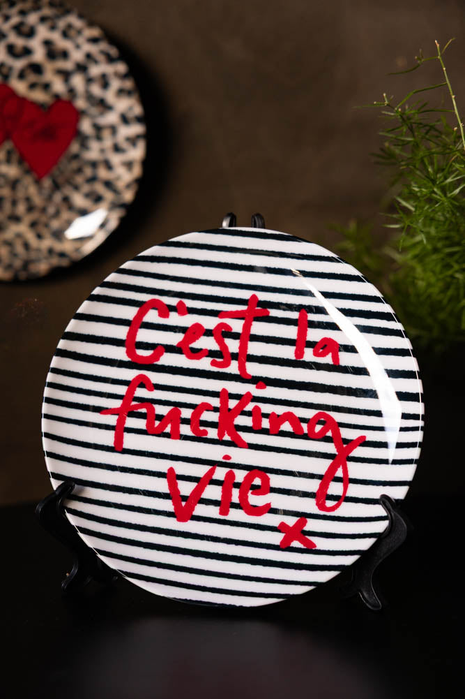 C'est La Fucking Vie Decorative Wall Plate