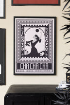 Cha Cha A2 Art Print in Black - Available in 4 Options