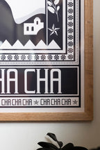 Cha Cha A2 Art Print in Black - Available in 4 Options