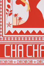 Cha Cha A2 Art Print in Red- Available in 4 Options